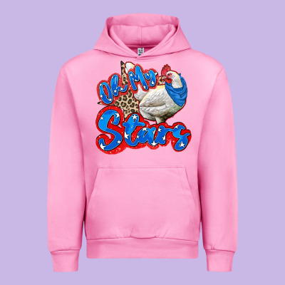 Oh My Stars Chicken Urban Hoodie Designed By Zillion Design Studio
