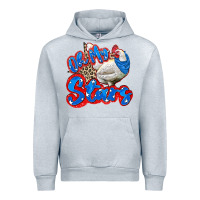 Heather Grey oh my stars chicken Urban Hoodie - Zillion Design Studio