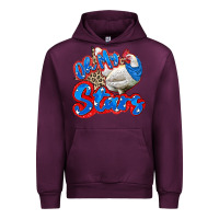 Mauve Wine oh my stars chicken Urban Hoodie - Zillion Design Studio