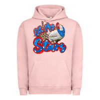 Pigment Salmon oh my stars chicken Urban Hoodie - Zillion Design Studio