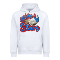 White oh my stars chicken Urban Hoodie - Zillion Design Studio