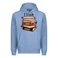 Colony Blue i teach strength bravery equality love history Premium Hoodie - Zillion Design Studio