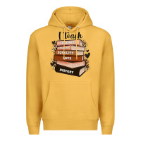Mustard i teach strength bravery equality love history Premium Hoodie - Zillion Design Studio