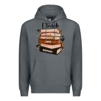 Rock i teach strength bravery equality love history Premium Hoodie - Zillion Design Studio