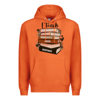 Carrot i teach strength bravery equality love history Premium Hoodie - Zillion Design Studio