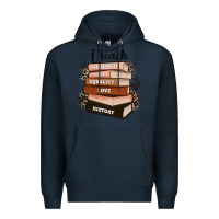 Navy i teach strength bravery equality love history Premium Hoodie - Zillion Design Studio