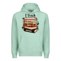 Seafoam i teach strength bravery equality love history Premium Hoodie - Zillion Design Studio