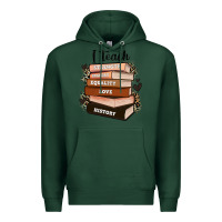 Sports Green i teach strength bravery equality love history Premium Hoodie - Zillion Design Studio