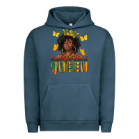 Pigment Midnight Navy beautiful black queen Urban Hoodie - texasbilliewilder