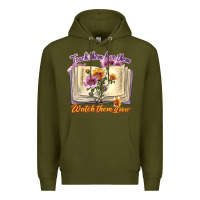 Army Green watch them grow Premium Hoodie - texasbilliewilder