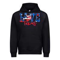 Black love texas map Urban Hoodie - Zillion Design Studio