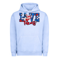 Pigment Grape Ice love texas map Urban Hoodie - Zillion Design Studio