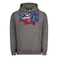 Pigment Tornado love texas map Urban Hoodie - Zillion Design Studio