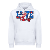 White love texas map Urban Hoodie - Zillion Design Studio