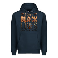 Navy i teach black lives and they matter Premium Hoodie - Zillion Design Studio