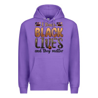 Purple i teach black lives and they matter Premium Hoodie - Zillion Design Studio