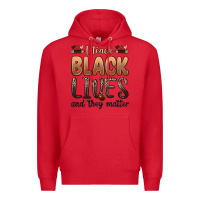 Red i teach black lives and they matter Premium Hoodie - Zillion Design Studio