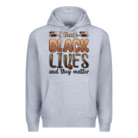 Heather Grey i teach black lives and they matter Premium Hoodie - Zillion Design Studio