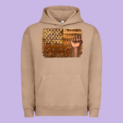 Urban Hoodie American melanin flag