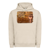 Pigment French Oak American melanin flag Urban Hoodie - texasbilliewilder
