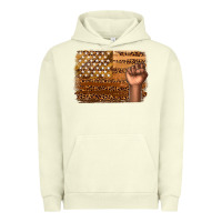 Pigment Pistachio American melanin flag Urban Hoodie - texasbilliewilder