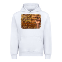 White American melanin flag Urban Hoodie - texasbilliewilder