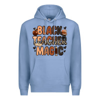 Colony Blue black teacher magic Premium Hoodie - Zillion Design Studio