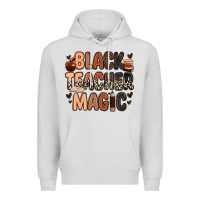 Dove Grey black teacher magic Premium Hoodie - Zillion Design Studio