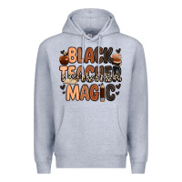 Heather Grey black teacher magic Premium Hoodie - Zillion Design Studio