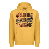 Mustard black teacher magic Premium Hoodie - Zillion Design Studio