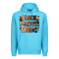 Ocean Blue black teacher magic Premium Hoodie - Zillion Design Studio