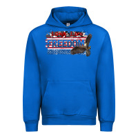 Cobalt long live freedom Urban Hoodie - Zillion Design Studio