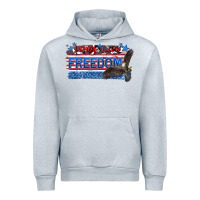 Heather Grey long live freedom Urban Hoodie - Zillion Design Studio