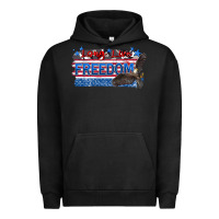 Pigment Black long live freedom Urban Hoodie - Zillion Design Studio