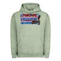 Pigment Oil Green long live freedom Urban Hoodie - Zillion Design Studio