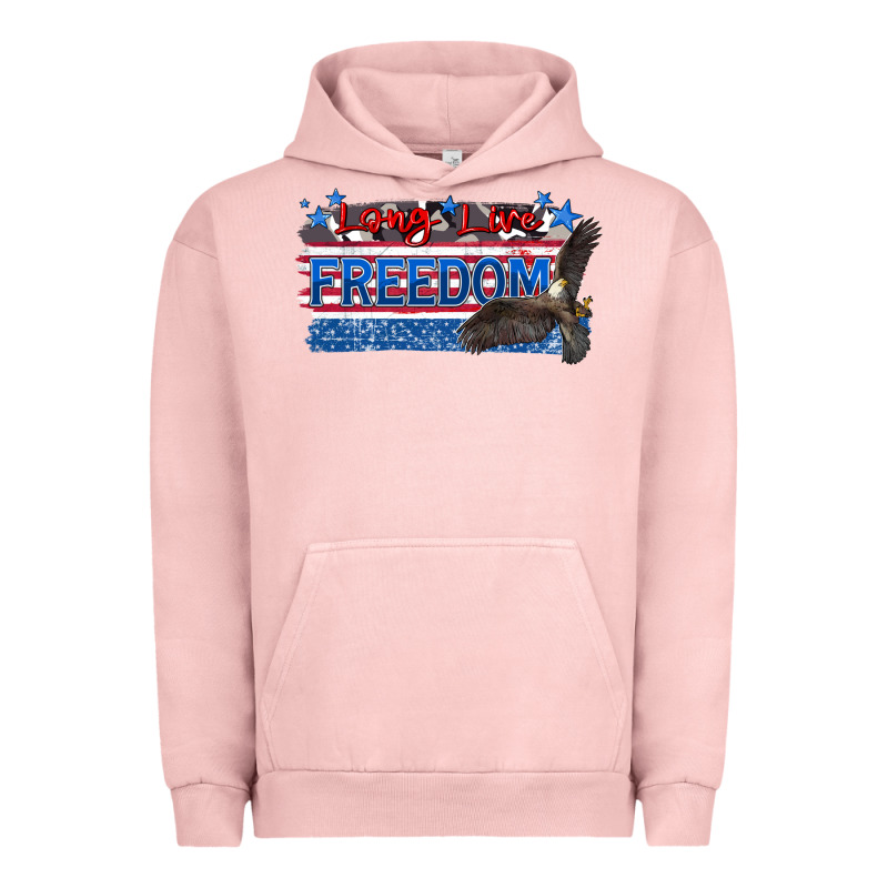 Long Live Freedom Urban Hoodie by Zillion Design Studio | Teevron