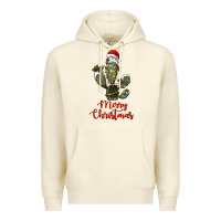 Sandshell merry christmas cactus Premium Hoodie - RanaPortraitStore