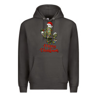 Smoke merry christmas cactus Premium Hoodie - RanaPortraitStore