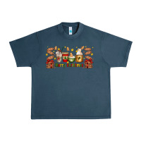 Midnight Navy Christmas coffee cups Urban Heavy Tee - Artiststas
