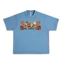 Pebble Blue Christmas coffee cups Urban Heavy Tee - Artiststas