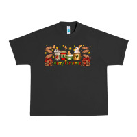 Pigment Black Christmas coffee cups Urban Heavy Tee - Artiststas