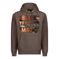 Coffee black teacher magic Premium Hoodie - Zillion Design Studio