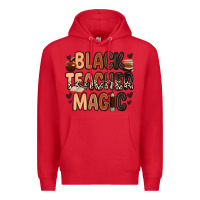 Red black teacher magic Premium Hoodie - Zillion Design Studio