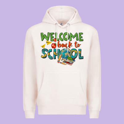 Welcome Back To School Premium Hoodie Designed By Texasbilliewilder