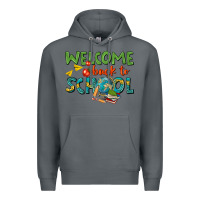 Rock welcome back to school Premium Hoodie - texasbilliewilder