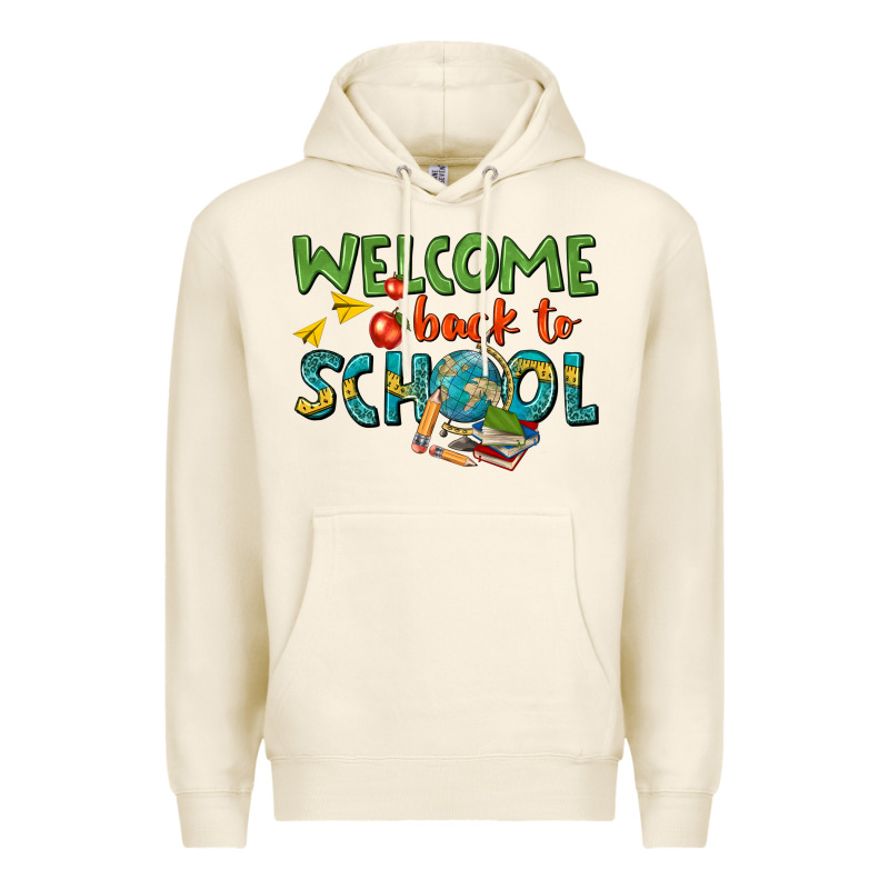 Welcome Back To School Premium Hoodie by texasbilliewilder | Teevron