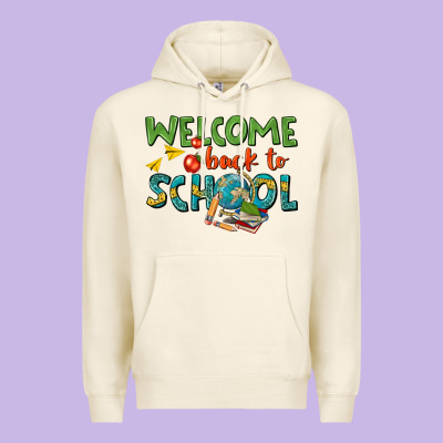 Welcome Back To School Premium Hoodie Designed By Texasbilliewilder