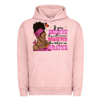 Pigment Salmon afro woman bun and religion faith prayer Urban Hoodie - texasbilliewilder