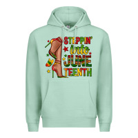 Seafoam steppin into juneteenth Premium Hoodie - Zillion Design Studio