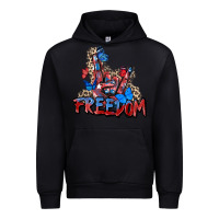 Black freedom rock hand Urban Hoodie - Zillion Design Studio